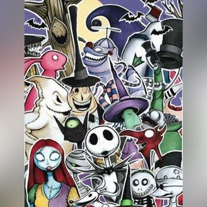 NWT: Nightmare Before Christmas Ultra Soft Plush Throw Blanket 50 x 40